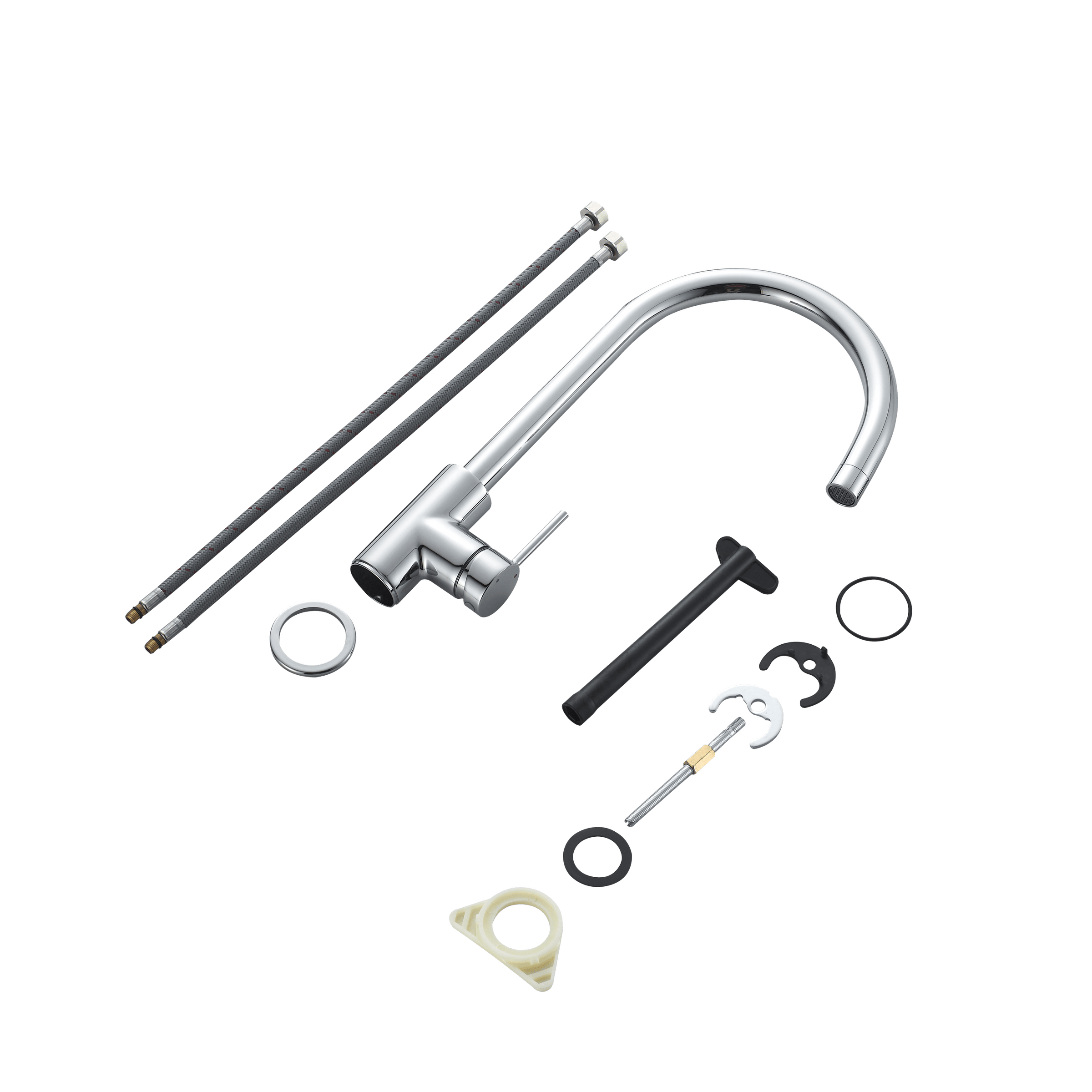 POP/LOA SINK MIXER CHROME HIGH SPOUT
