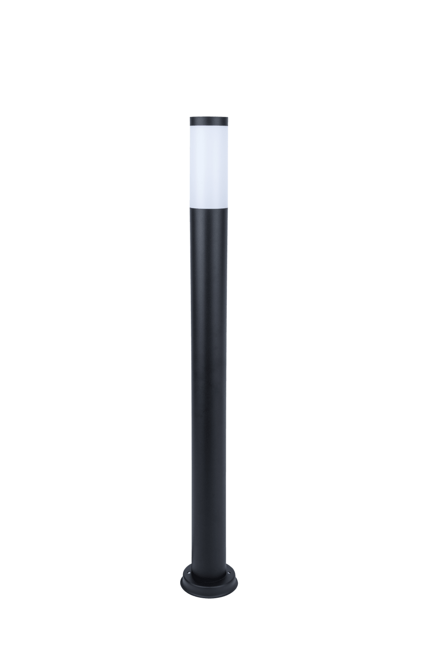 BLACK PLASTIC TRAVIS STREETLIGHT 100CM E27=40W IP44