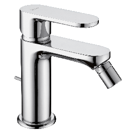 PLANO BIDET MIXER WITH CHROME WASTE