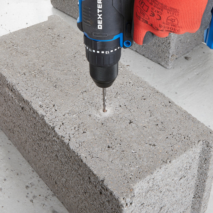 DEXTER PRO CONCRETE DRILL BIT DIAM 10MM, LENGTH 200MM, TRIANGULAR ATTACHMENT