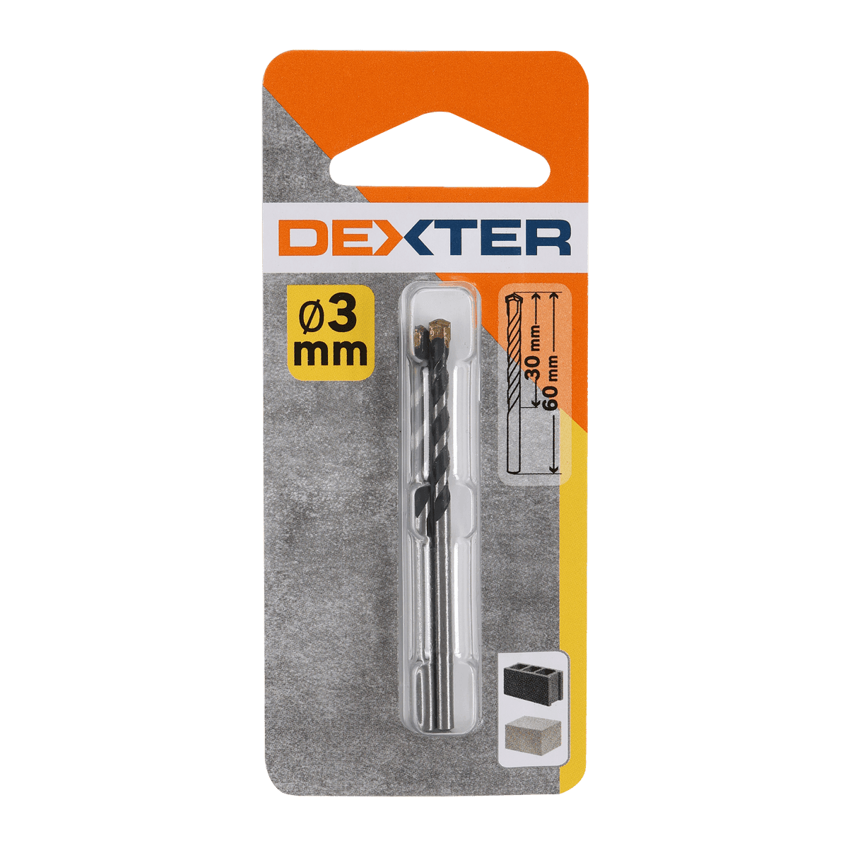 DEXTER WALL BIT DIAM 3. LENGTH6.
