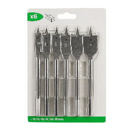 SET 6 MECHS FOR WOOD MIXED DIAMETERS.A