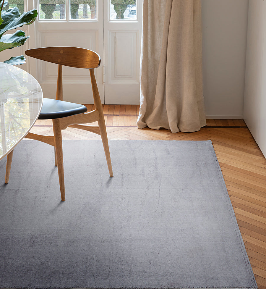 Bricocenter SKY SILVER CARPET 60X120CM LONG PILE POLYESTER