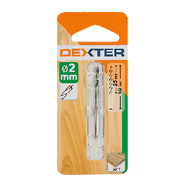 DEXTER WOOD DRILL BIT DIAM 2MM. LUNGHEZ