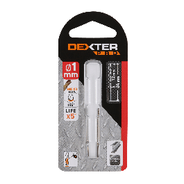 DEXTER PRO METAL DRILL 1X34MM CYLINDRICAL SHANK 2 PIECES
