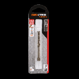 DEXTER PRO METAL DRILL BIT 3.5X70MM CYLINDRICAL SHANK 2PCS.