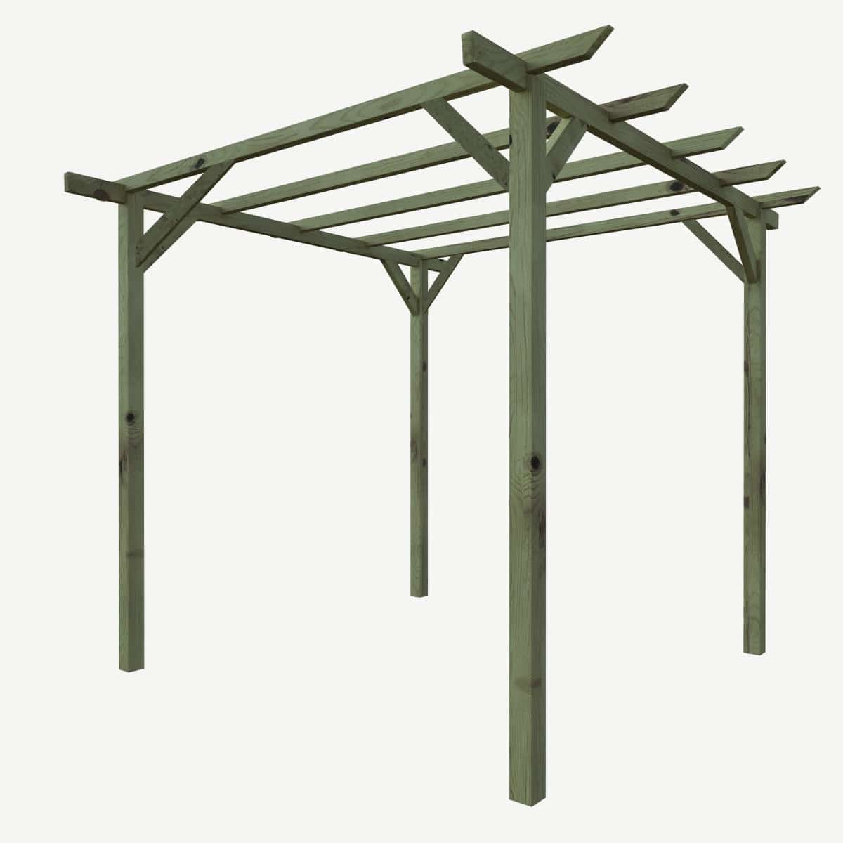 Bricocenter PERGOLA SINGOLO TRAVE 300X400 CM IMPR. FSC