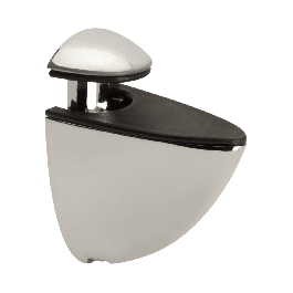 SET OF 2 BRACKETS FOR GLASS SIDES CLIP 3-6mm CHROME