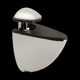 SET OF 2 BRACKETS FOR GLASS SIDES CLIP 3-6mm CHROME