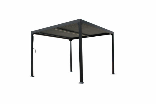 Bricocenter PERGOLA FIRST II FULL ALU 300X298 ANTRACITE