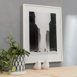 LILA 30X40 CM PVC WHITE FRAME
