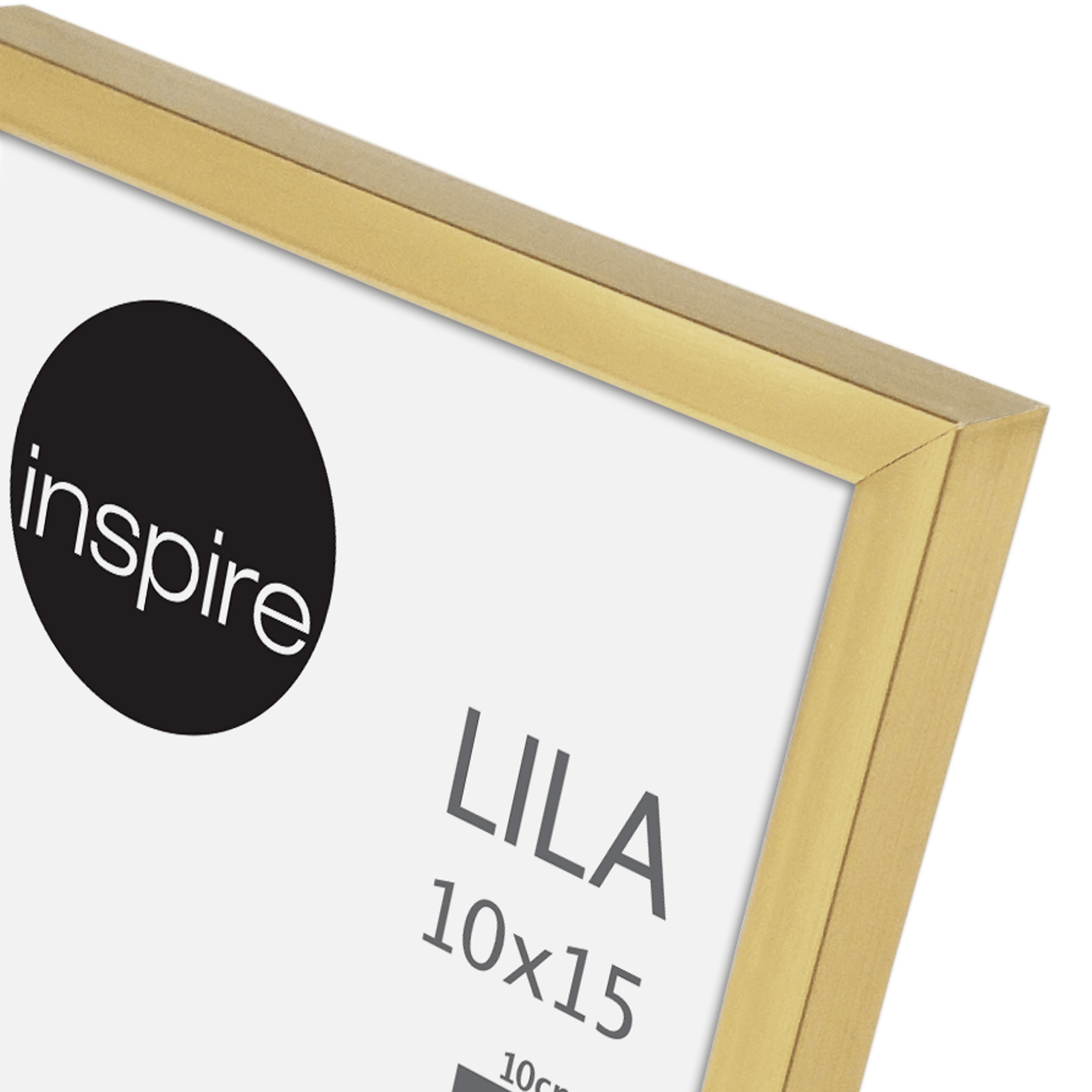 LILA 10X15 CM PVC GOLD FRAME