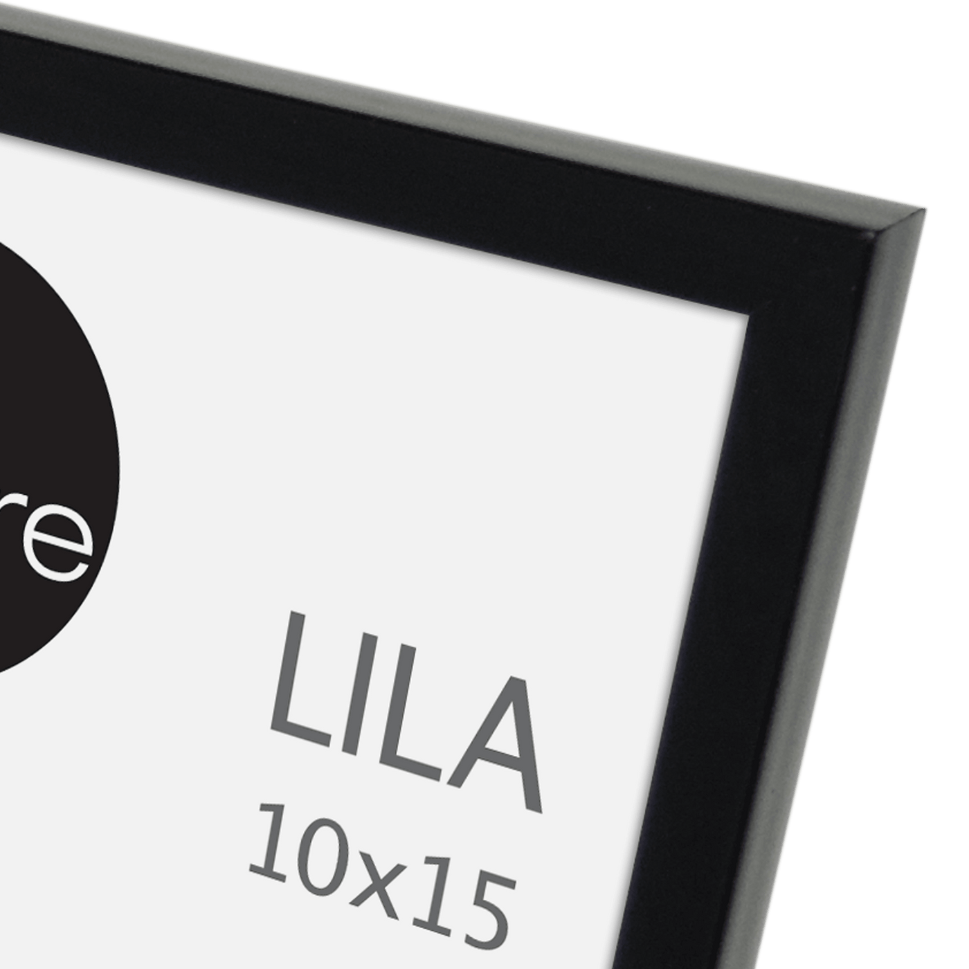 LILA FRAME 10X15 CM PVC BLACK
