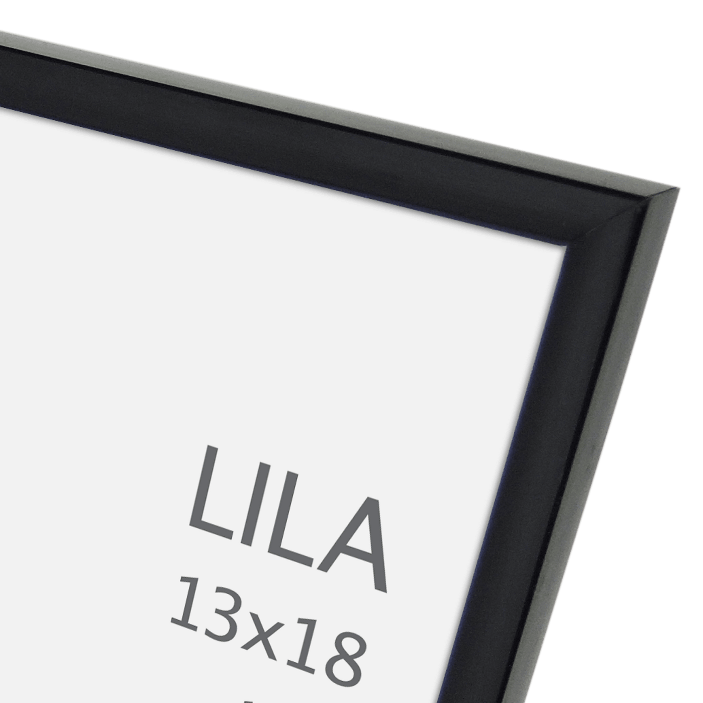 LILA FRAME 13X18 CM PVC BLACK