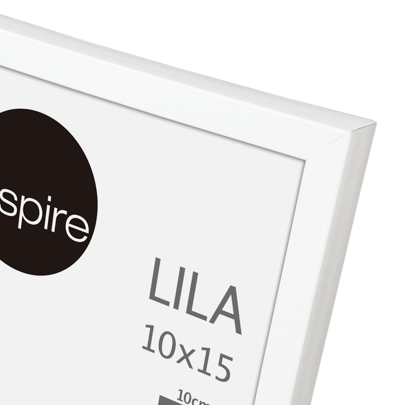 LILA FRAME 10X15 CM PVC WHITE