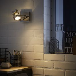 TECHNIC SATIN CHROME SPOTLIGHT 1XGU10=10W