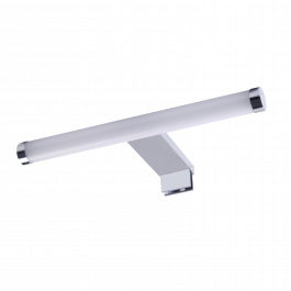 SOLAR MIRROR WALL LIGHT 30 CM ALUMINIUM SILVER LED 5.5W NATURAL LIGHT IP44