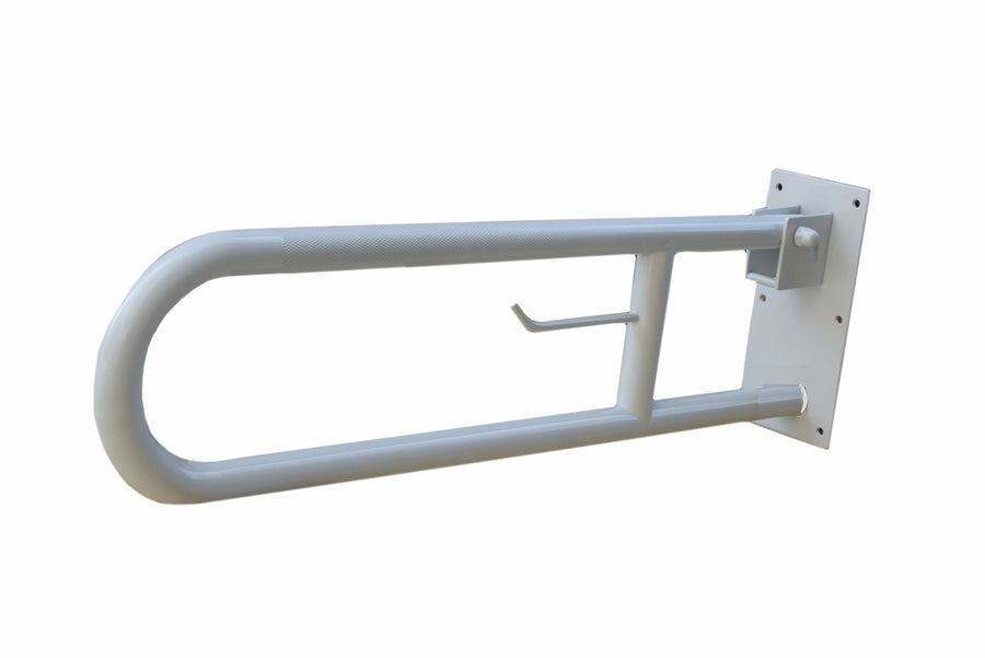 Bricocenter SAFETY BAR SPACE SENSEA WC D 30MM L 73 CM STAINLESS STEEL WHITE 120 KG