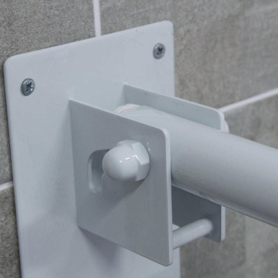 Bricocenter SAFETY BAR SPACE SENSEA WC D 30MM L 73 CM STAINLESS STEEL WHITE 120 KG