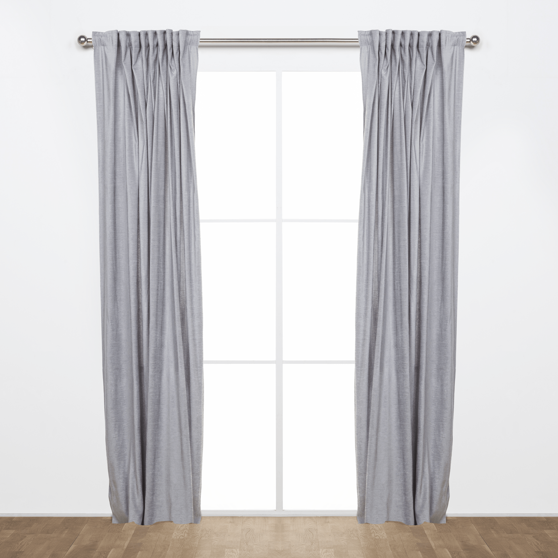 Bricocenter CAROL GREY GRANITE CURTAIN 200X280 CM WEBBING AND CONCEALED HANGING LOOP