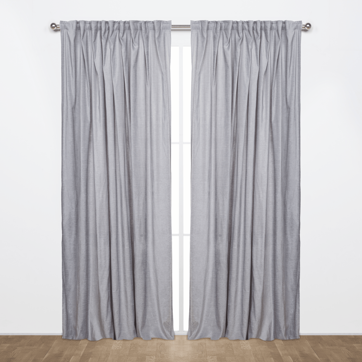 Bricocenter CAROL GREY GRANITE CURTAIN 200X280 CM WEBBING AND CONCEALED HANGING LOOP