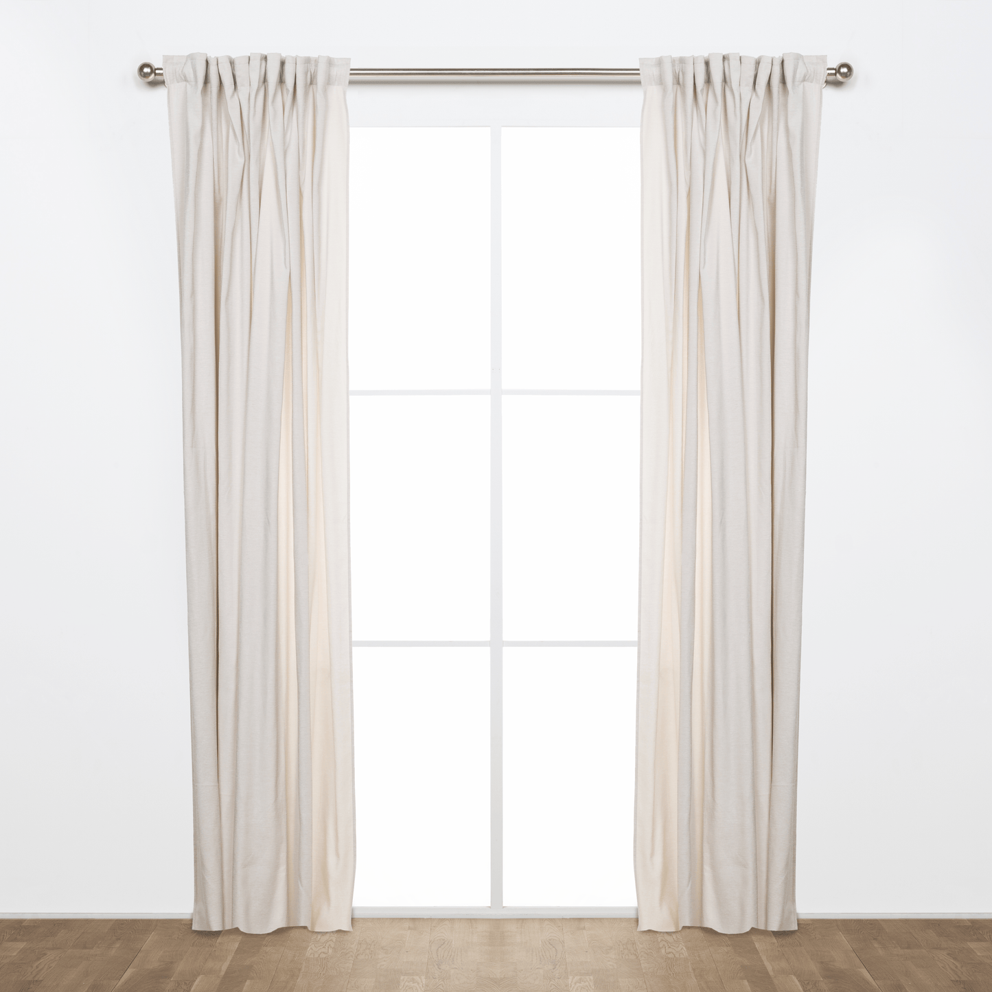 CAROL WHITE OPAQUE CURTAIN 200X280 CM WEBBING AND CONCEALED HANGING LOOP