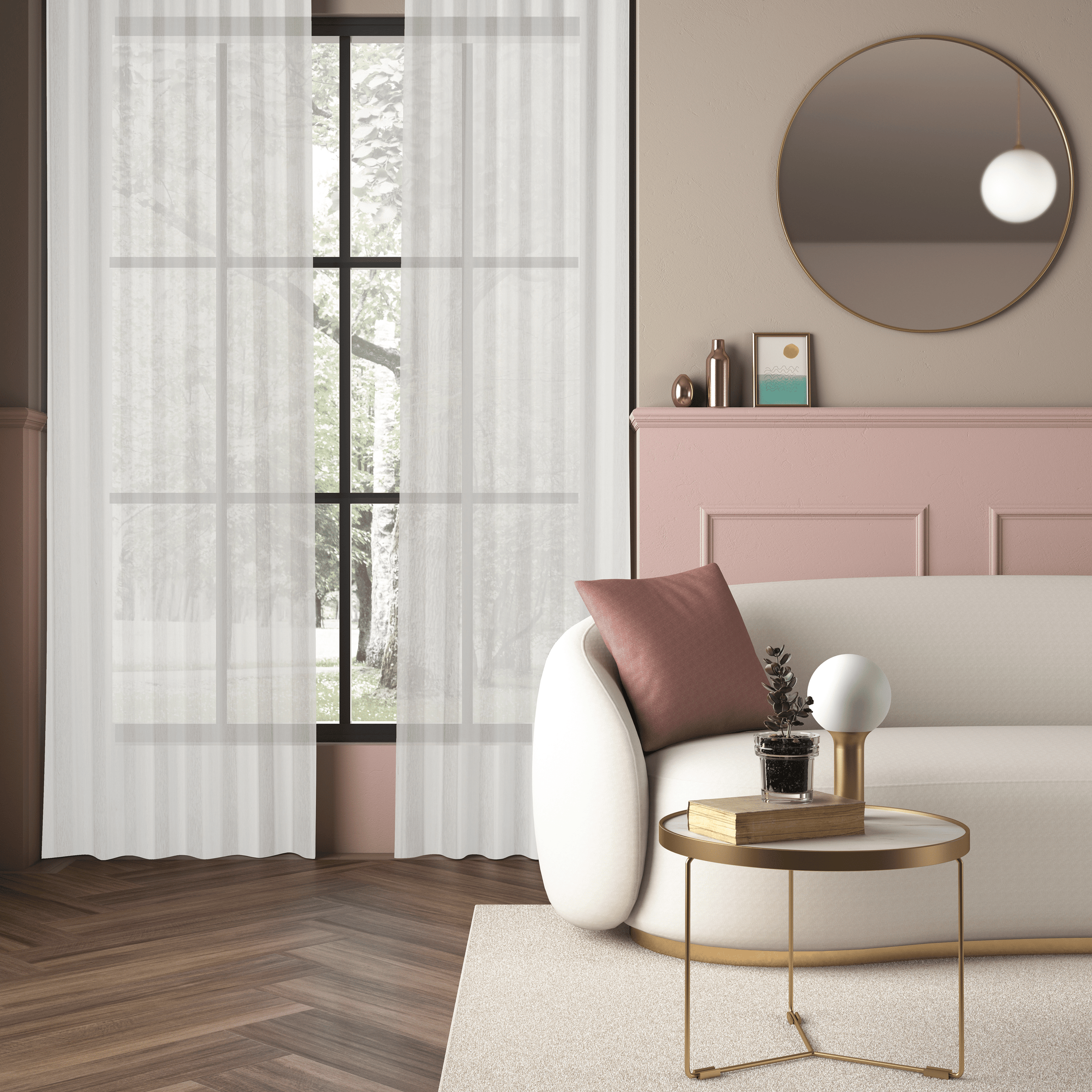 Bricocenter SOFTY GREY FILTER CURTAIN 200X280 CM WITH CONCEALED LOOP AND WEBBING