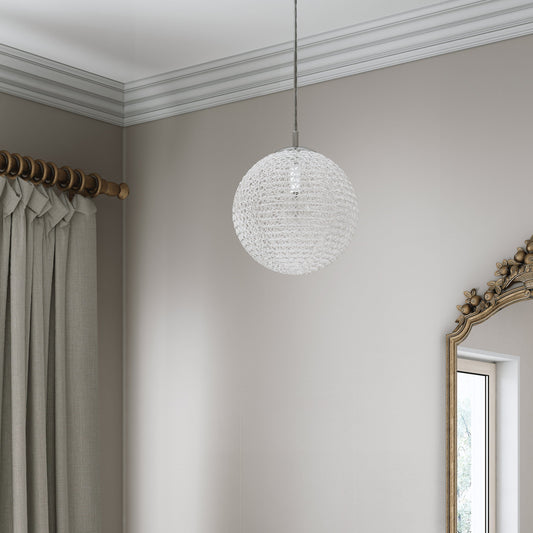 Bricocenter LAMPADARIO VIDIK PLASTICA BIANCO D30 E27=60W