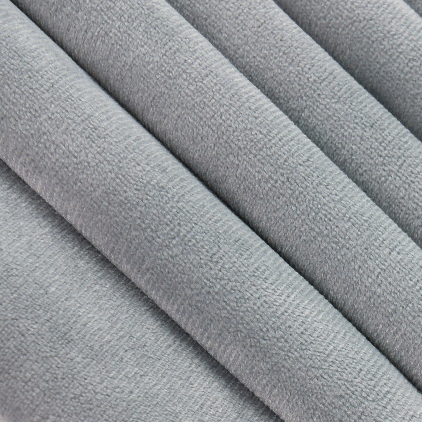 Curtain dubbo grey opaque 200x280cm webbing and hidden loop