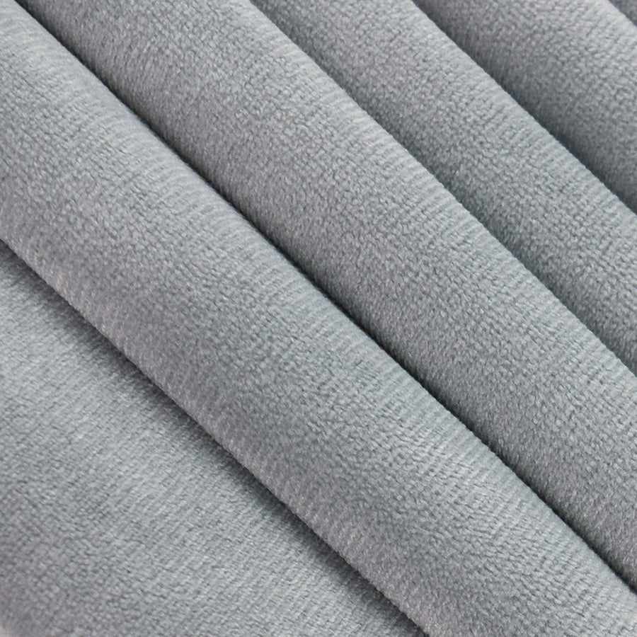 Curtain dubbo grey opaque 200x280cm webbing and hidden loop