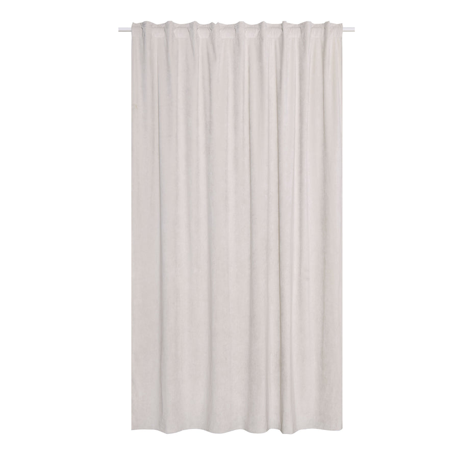 Beige opaque dubbo curtain 200x280cm webbing and hidden loop