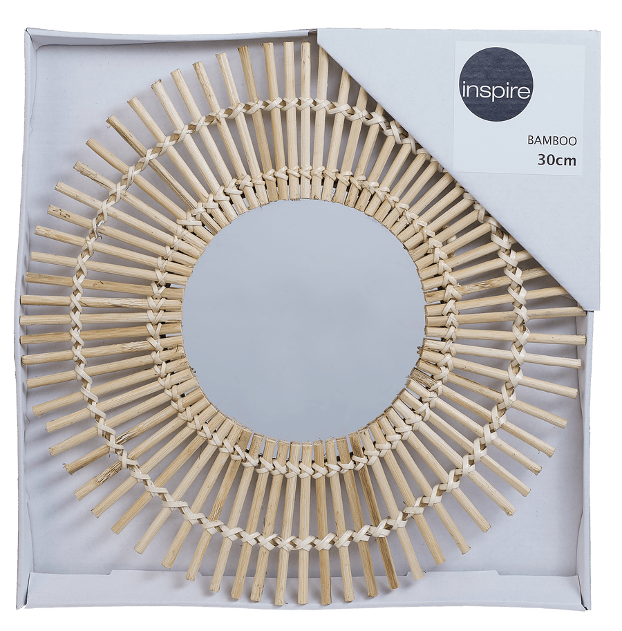 Bricocenter NATURAL BAMBOO MIRROR D 30CM
