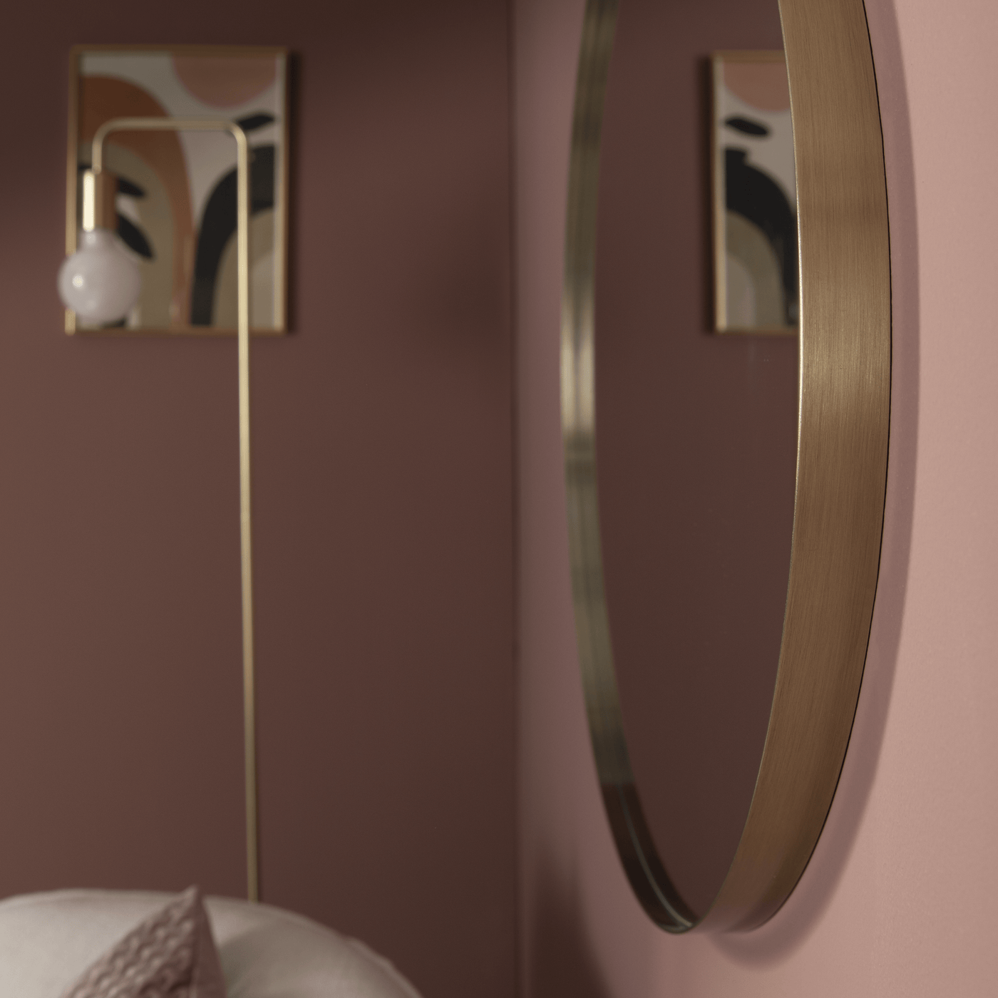 Bricocenter GLAM D60 GOLD METAL MIRROR