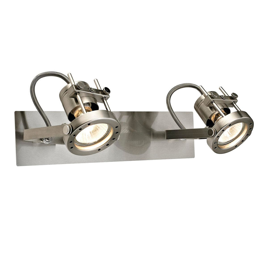 Bricocenter TECHNIC SATIN CHROME SPOTLIGHTS 2XGU10=10W