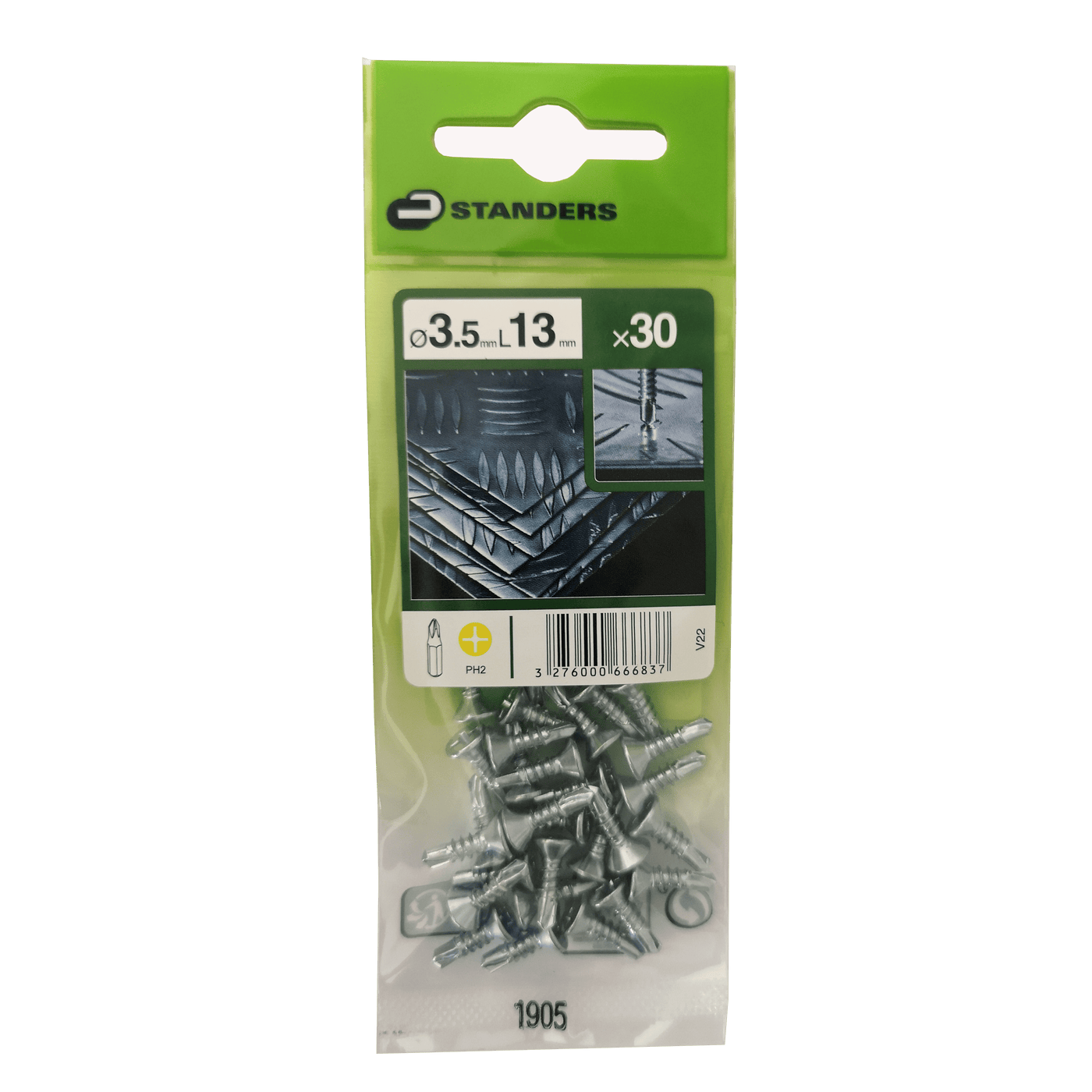COUNTERSUNK HEAD SCREWS FOR METAL AUTOPERFO