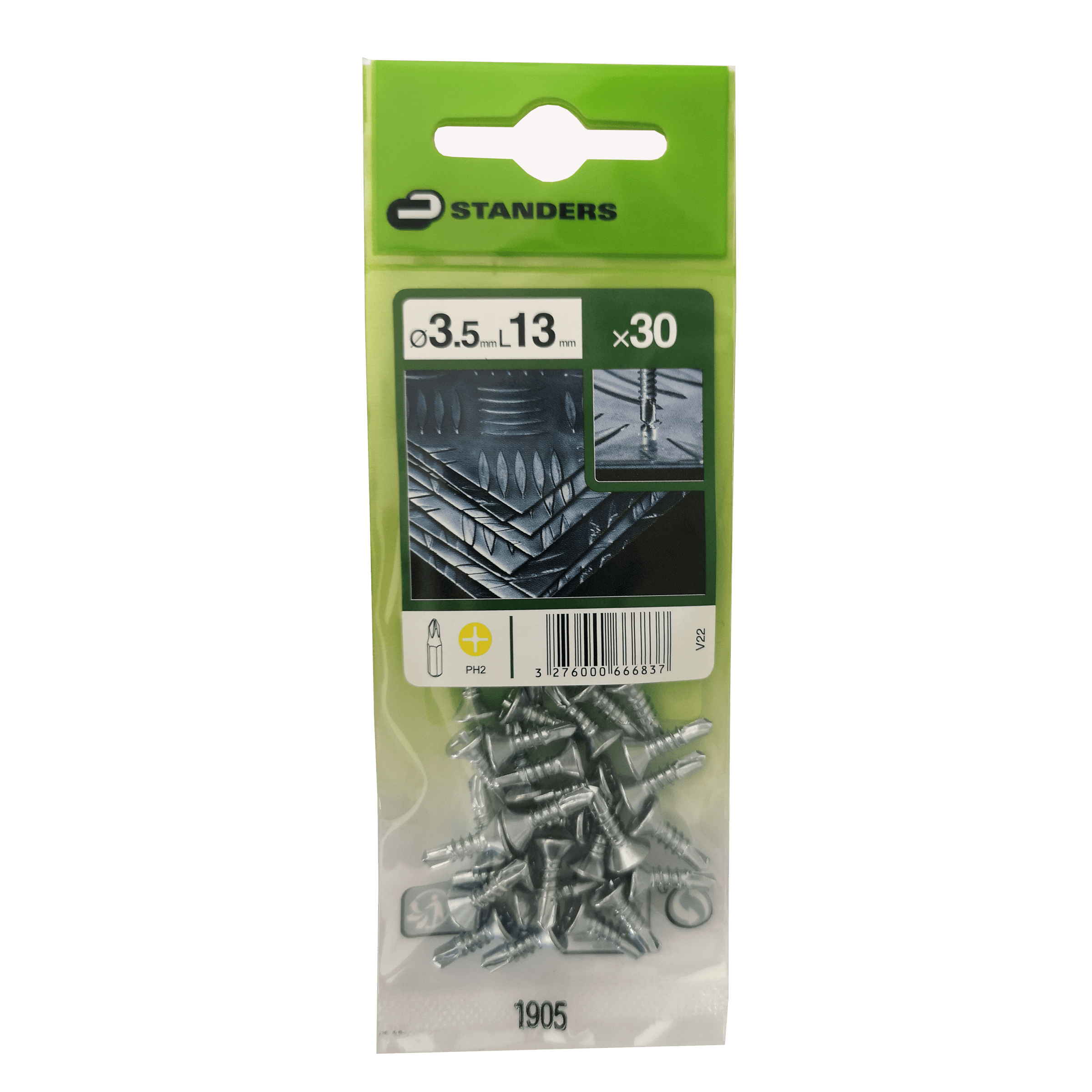 COUNTERSUNK HEAD SCREWS FOR METAL AUTOPERFO