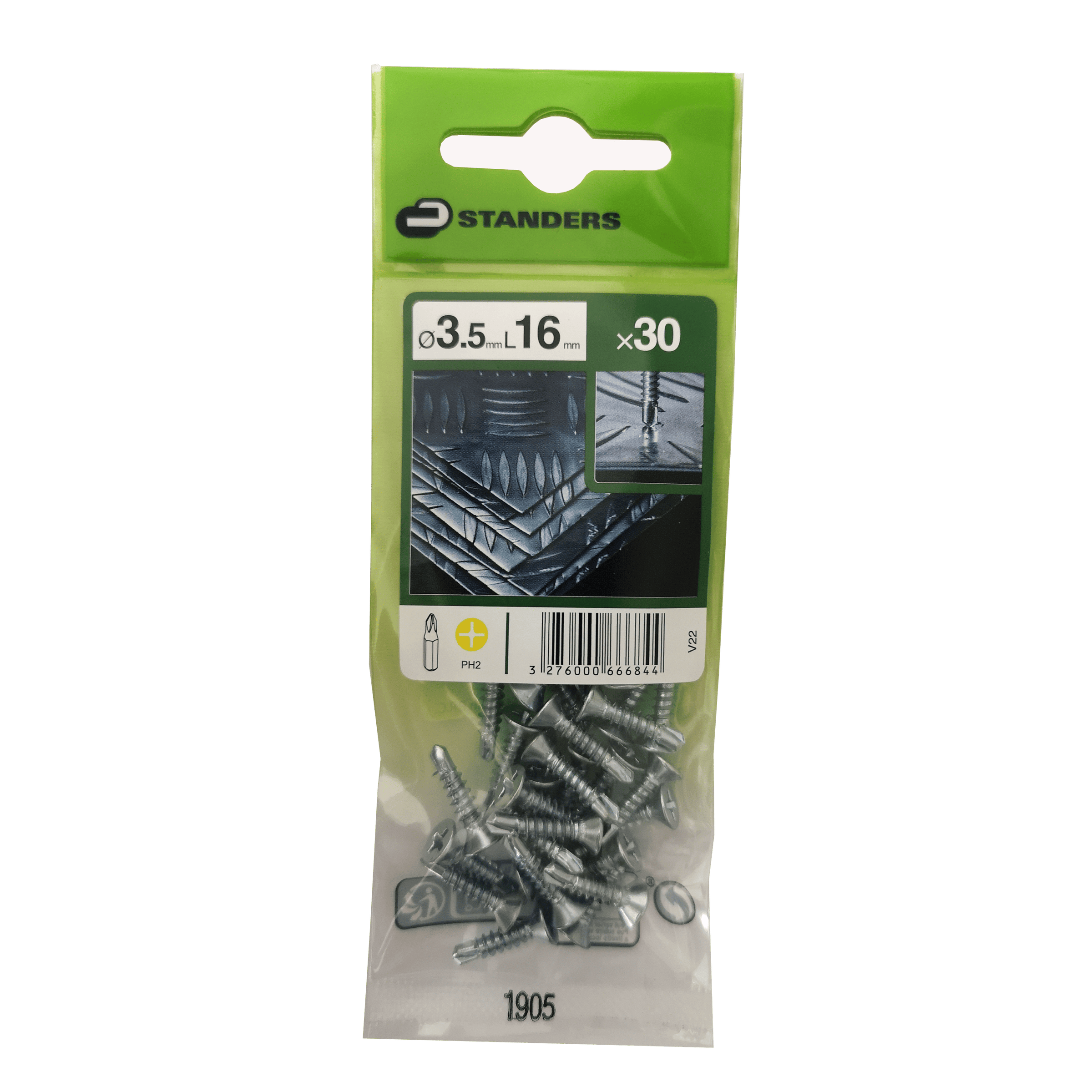 COUNTERSUNK HEAD SCREWS FOR METAL AUTOPERFO