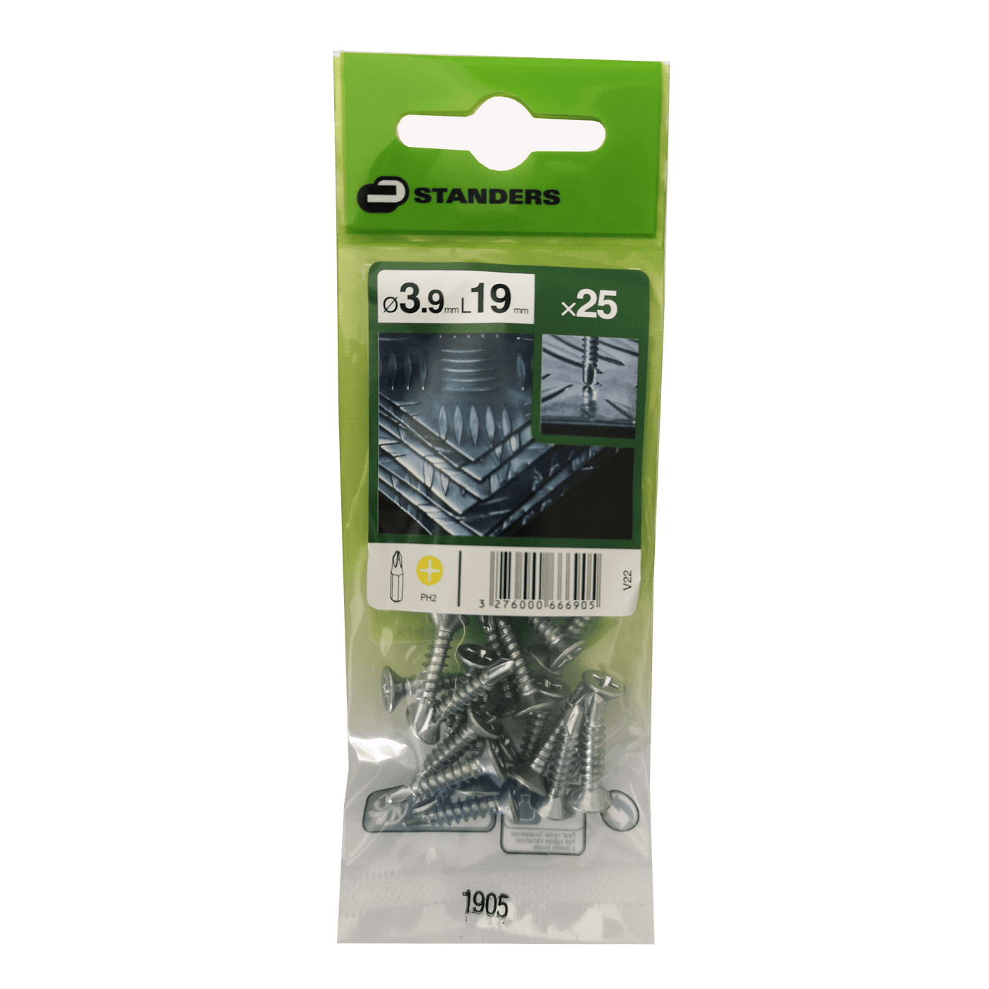 COUNTERSUNK HEAD SCREWS FOR METAL AUTOPERFO