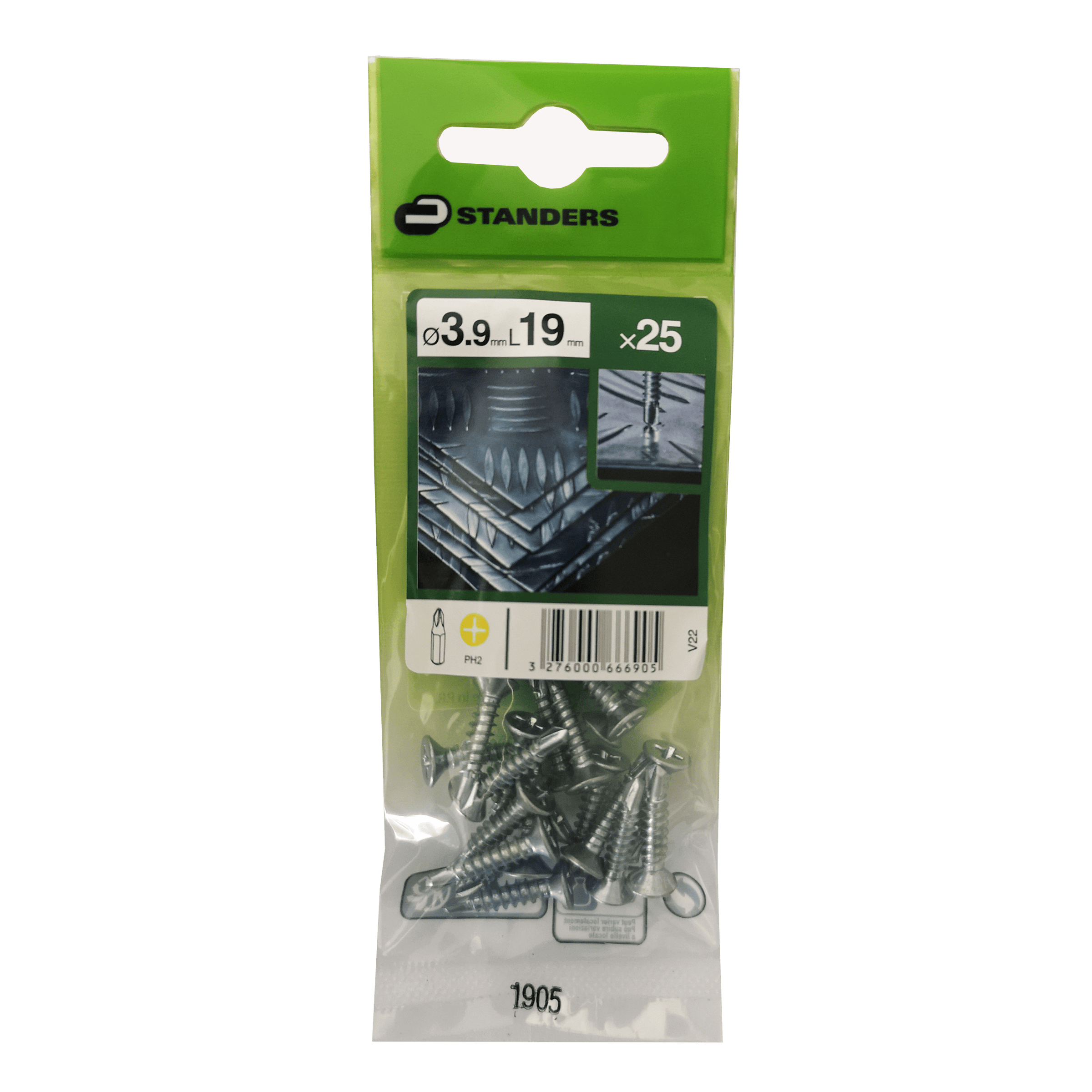 COUNTERSUNK HEAD SCREWS FOR METAL AUTOPERFO