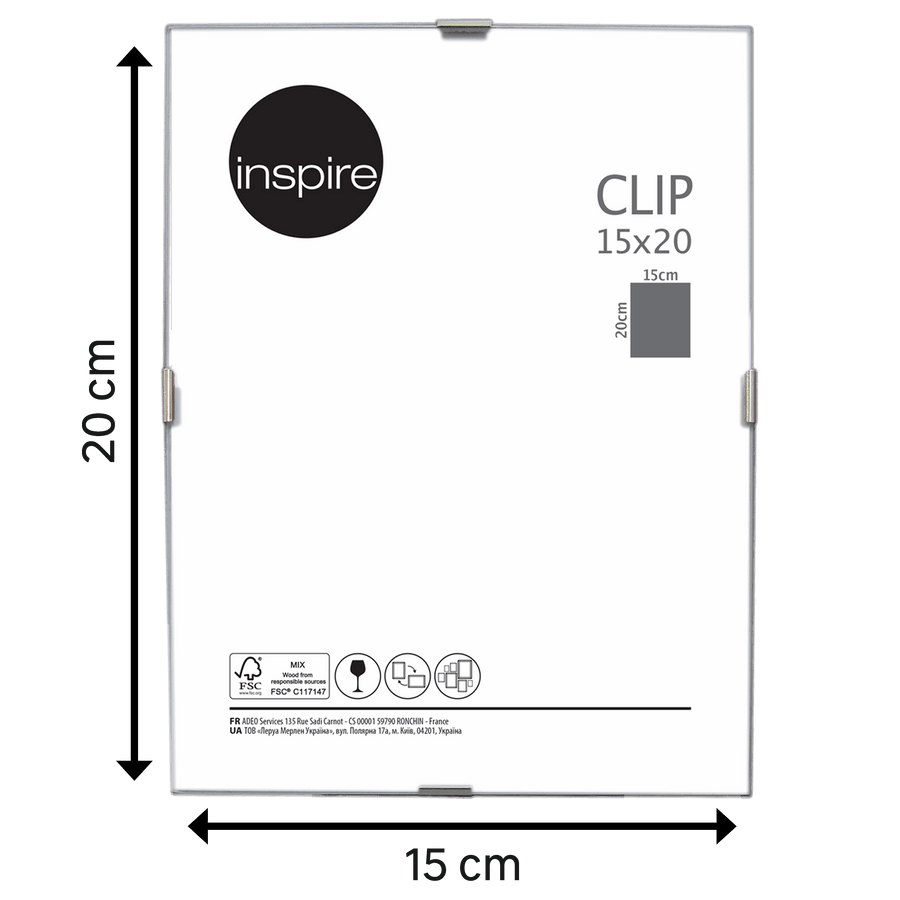 15X20 CM GLASS OPEN FRAME - best price from Maltashopper.com BR480730002