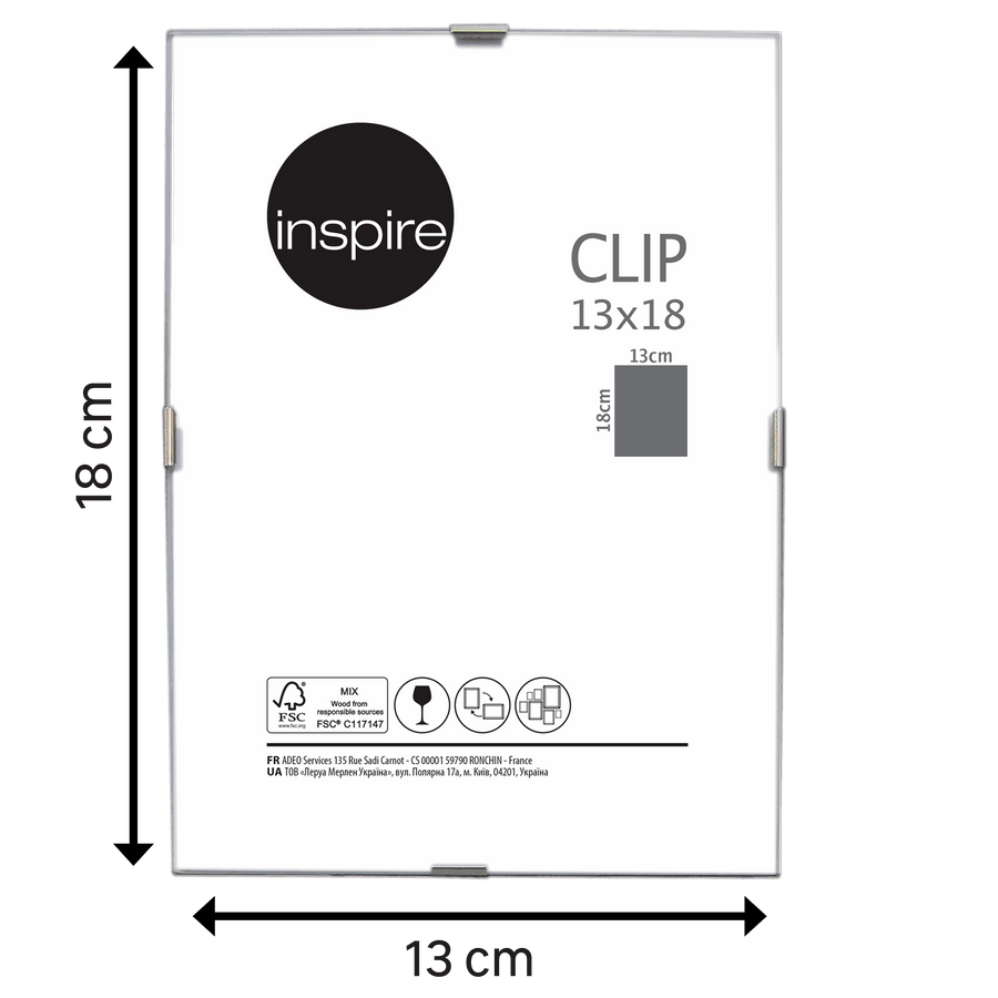 13X18 CM GLASS OPEN FRAME - best price from Maltashopper.com BR480730001