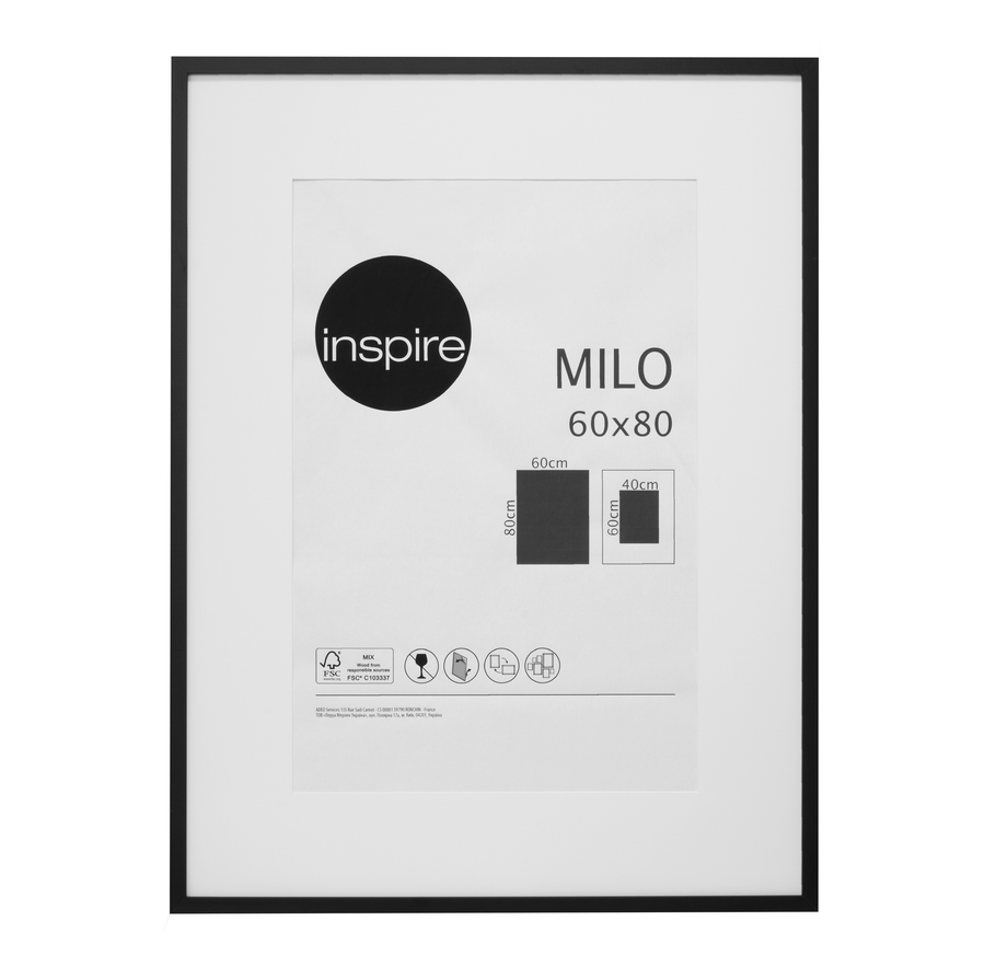 Bricocenter MILO FRAME 60X80 CM WOOD BLACK