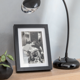 MILO FRAME 10X15 CM BLACK WOOD