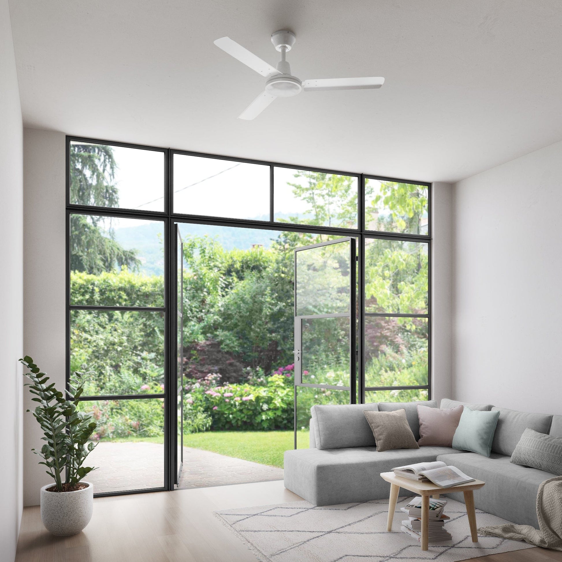 Bricocenter VENTILATORE DA SOFFITO SAIPAN 3 PALE D91 SENZA LUCE BIANCO