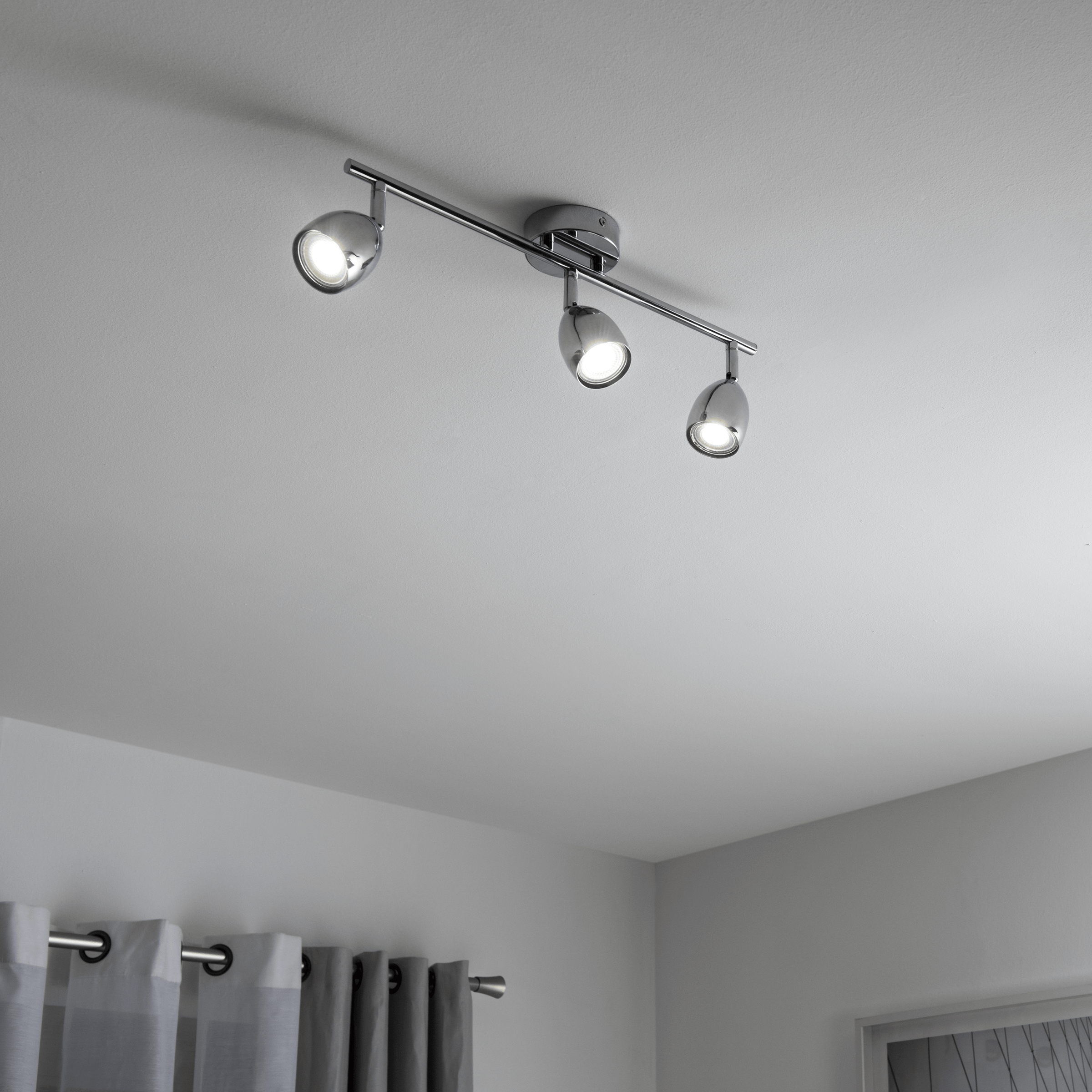 Bricocenter FARETTI SABI METALLO CROMO 3XGU10=42W