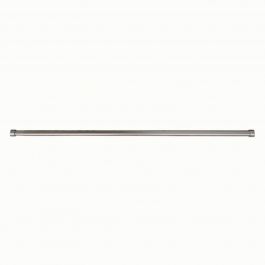 SHOWER CURTAIN ROD EXTENSIBLE OVAL 1 SIDE 120-220 CM SATIN-FINISHED