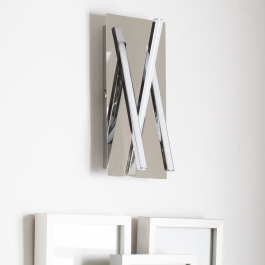 OTOK LIGHT fixture in polished chrome 40.3X40.3xH5.2 CM LED 30W WARM LIGHT