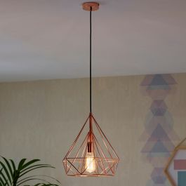 BYRON METAL CHANDELIER COPPER D37=60W