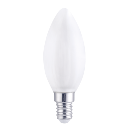 LED BULB E14=40W CANDLE FROSTED NATURAL LIGHT DIMMABLE