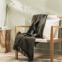 LEYA TRENCH CUSHION 45X45 CM